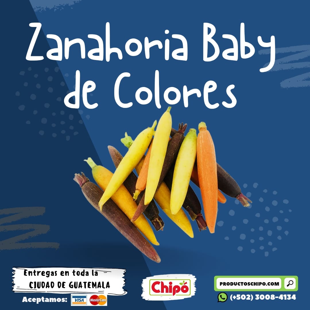 zanahoria baby de colores productos chipo guatemala fruta verdura y mas a domicilio