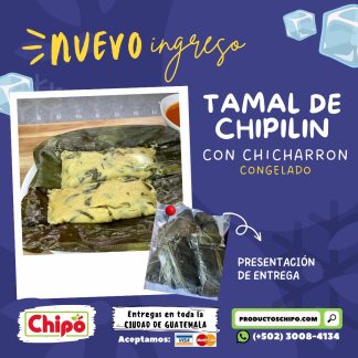 tamal de chipilin con chicharron congelado productos chipo guatemala fruta vewrdura y mas a domicilio