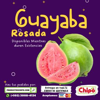 guayaba rosada productos chipo guatemala fruta verdura y mas a domicilio