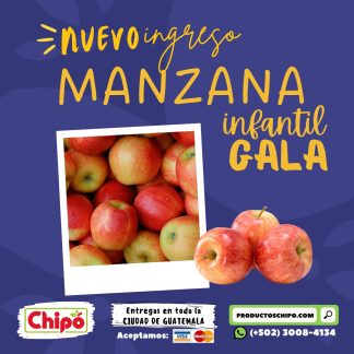 manzana infantil gala productos chipo guatemala fruta verdura y mas a domicilio