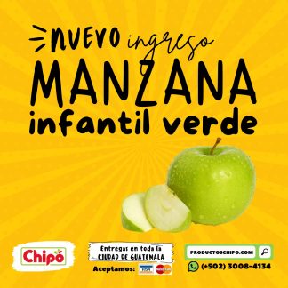 manzana infantil verde productos chipo guatemala fruta verdura y mas a domicilio