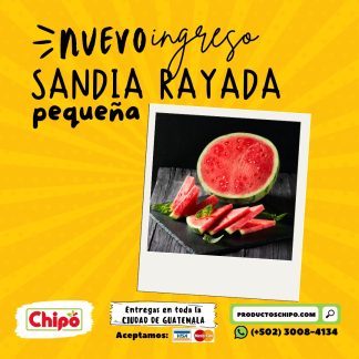 sandia rayada pequena productos chipo fruta verdura y mas a domicilio