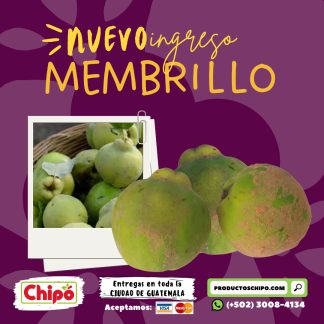 membrillo productos chipo guatemala fruta verdura y mas a domicilio