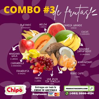Combo No.3 de Frutas