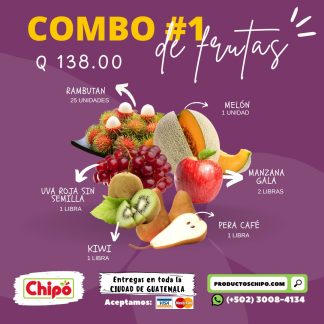 combo de frutas 1 agosto 2024 productos chipo guatemala fruta verdura y mas a domicilio