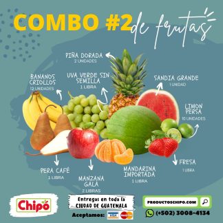 combo 2 de fruta septiembre productos chipo guatemala fruta verdura y mas a domicilio
