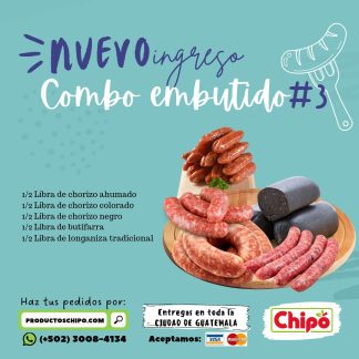combo embutidos 3 productos chipo 2024 fruta verdura y mas a domicilio