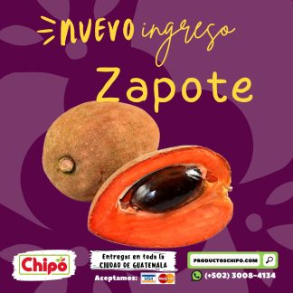 zapote nov 2024 productos Chipo Guatemala fruta verdura y MAs a domicilio