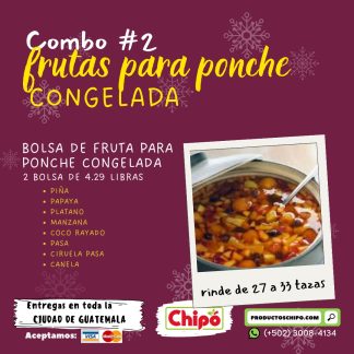 Fruta para ponche congelada productos chipo Guatemala No 2