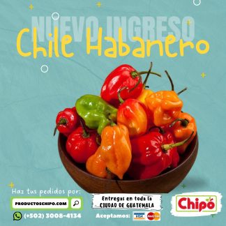 chile habanero productos chipo frutas verduras y mas a domicilio Guatemala