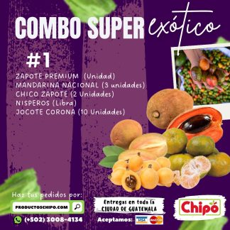 combo super exotico 1 oct final 2025 productos chipo guatemala fruta verdura y mas a domicilio
