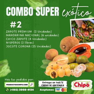 combo super exotico 2 oct final 2025 productos chipo guatemala fruta verdura y mas a domicilio
