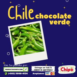 chile chocolate verde productos chipo guatemala fruta verdura y mas a domicilio