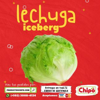 lechuga iceberg frutas y verduras chipo a domicilio guatemala