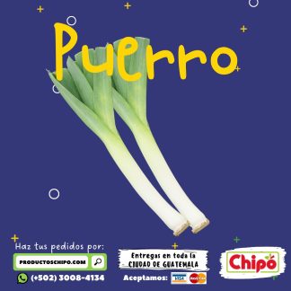 puerro productos chipo fruta verdura y mas a domicilio guatemala