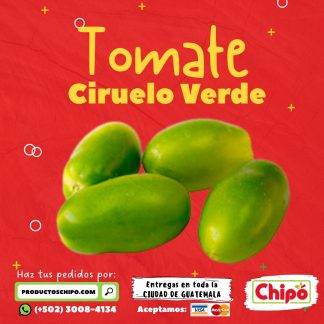 tomate ciruelo verde productos chipo guatemala fruta verdura y mas a domicilio