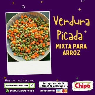 verdura picada mixta para arroz productos chipo guatemala fruta verdura y mas a domicilio