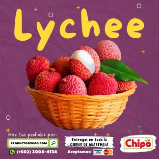 lychee lichas productos chipo guatemala fruta verdura y mas a domicilio