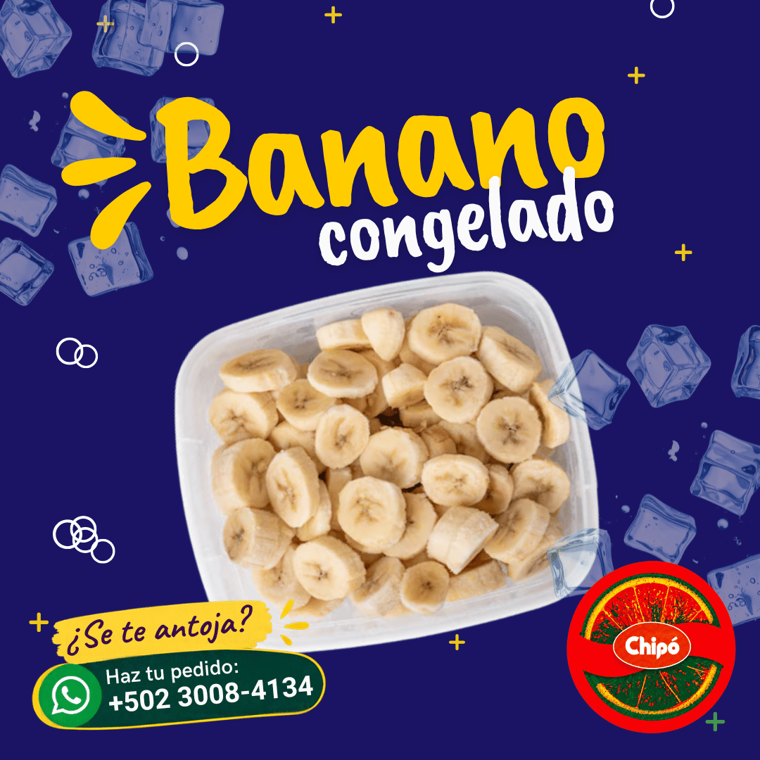 Banano congelado