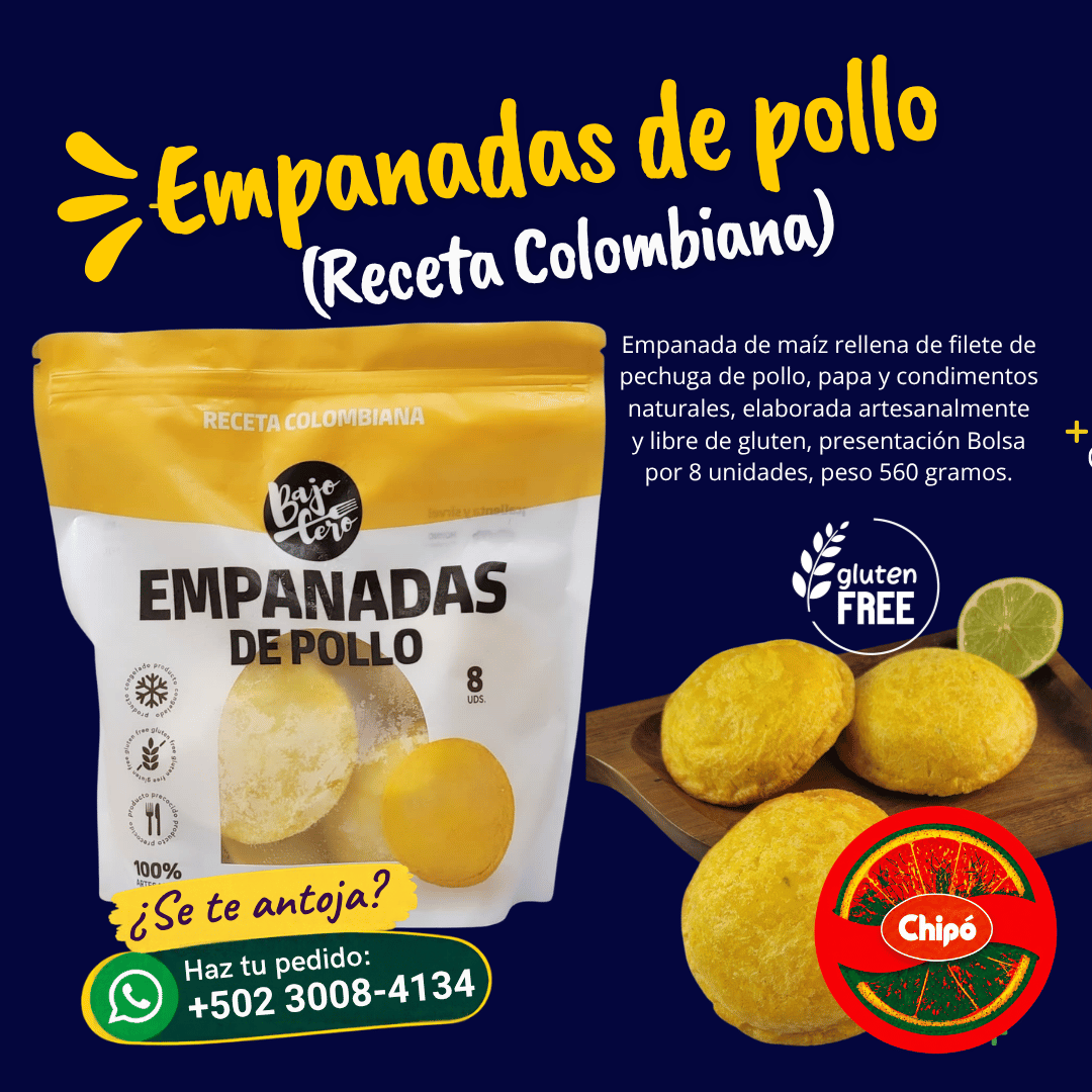 Empanada de Pollo Bajo Cero- Sin Gluten