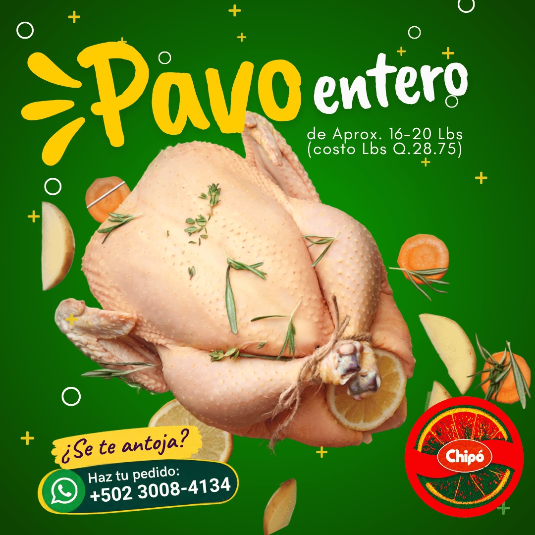 Pavo Entero 16-20 lbs