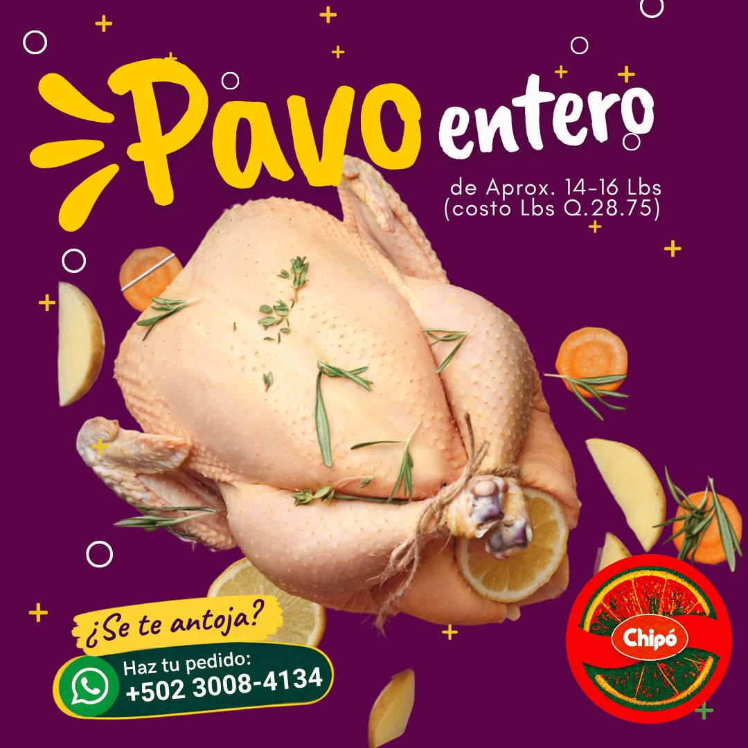 Pavo Entero 14-16 lbs