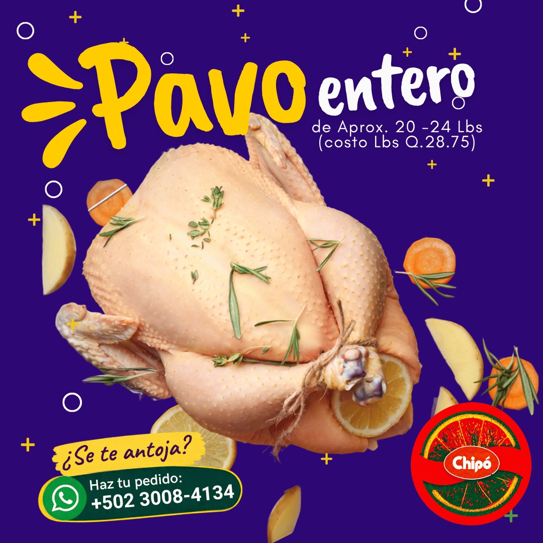 Pavo Entero 20-24 lbs